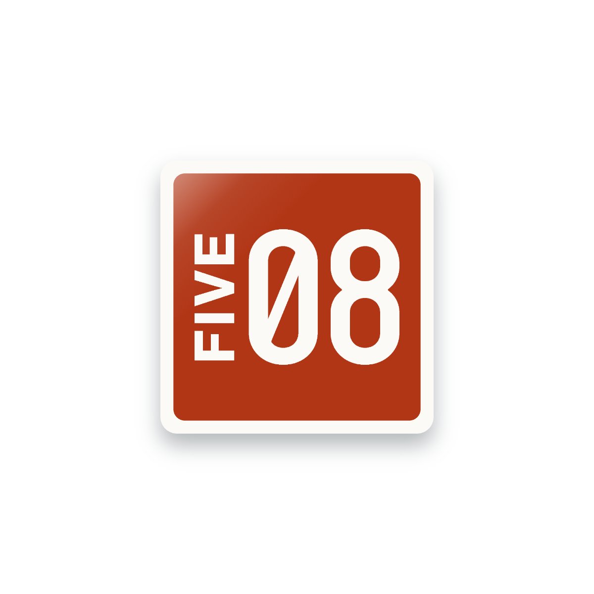 Square sticker