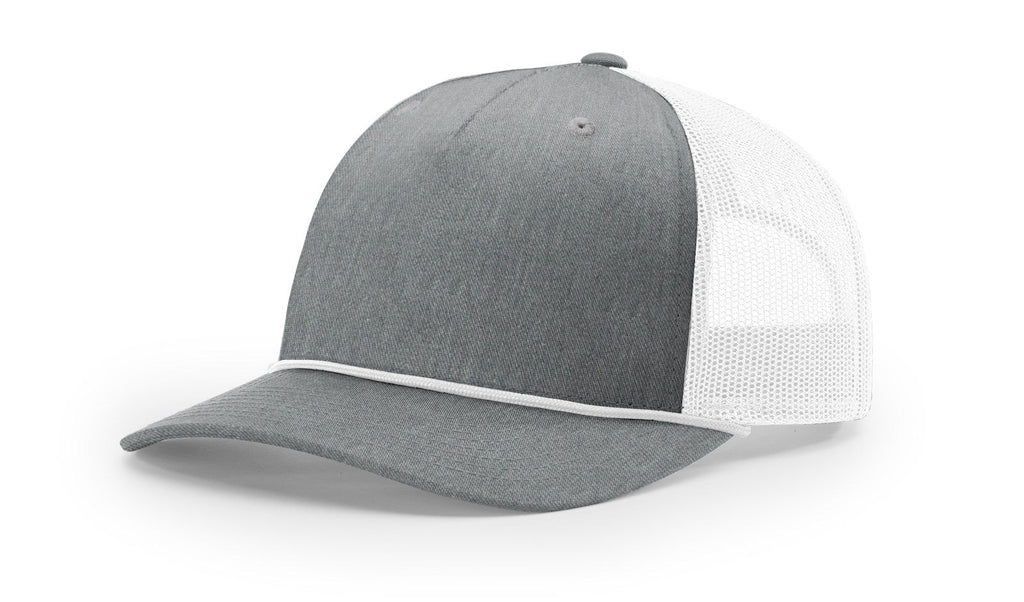 Custom trucker hat with rope